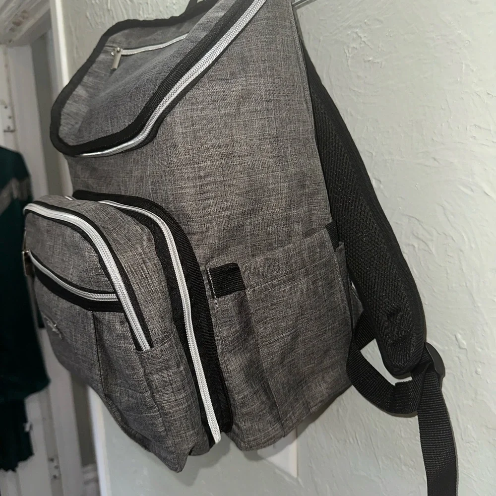 EUC! Two-in-One Dog Travel Backpack - Gray
